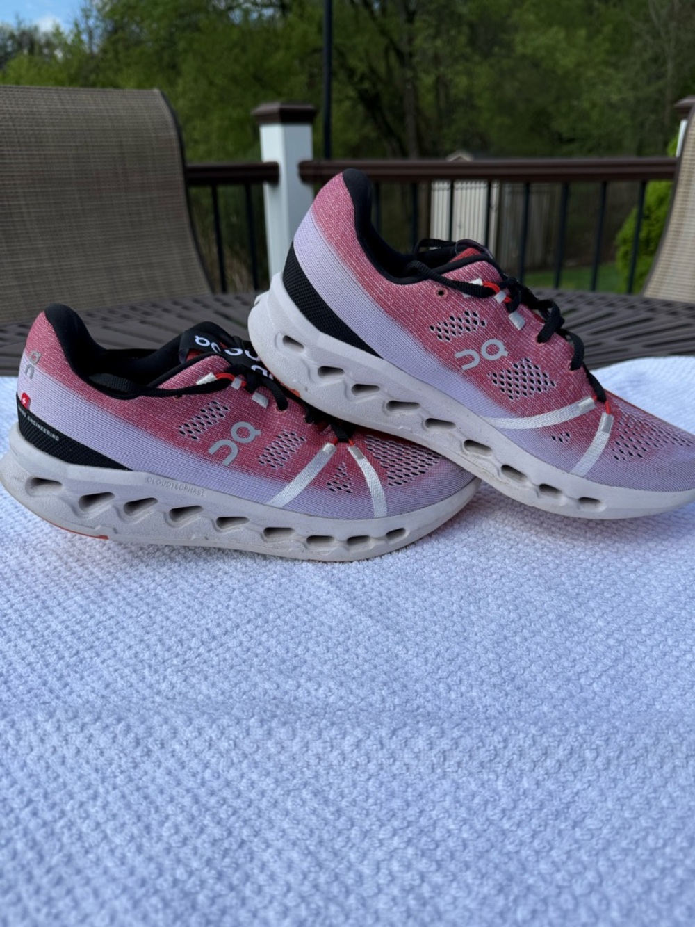 On Running Women's Cloudsurfer Shoes - Auburn / Frost Sz. 9.5